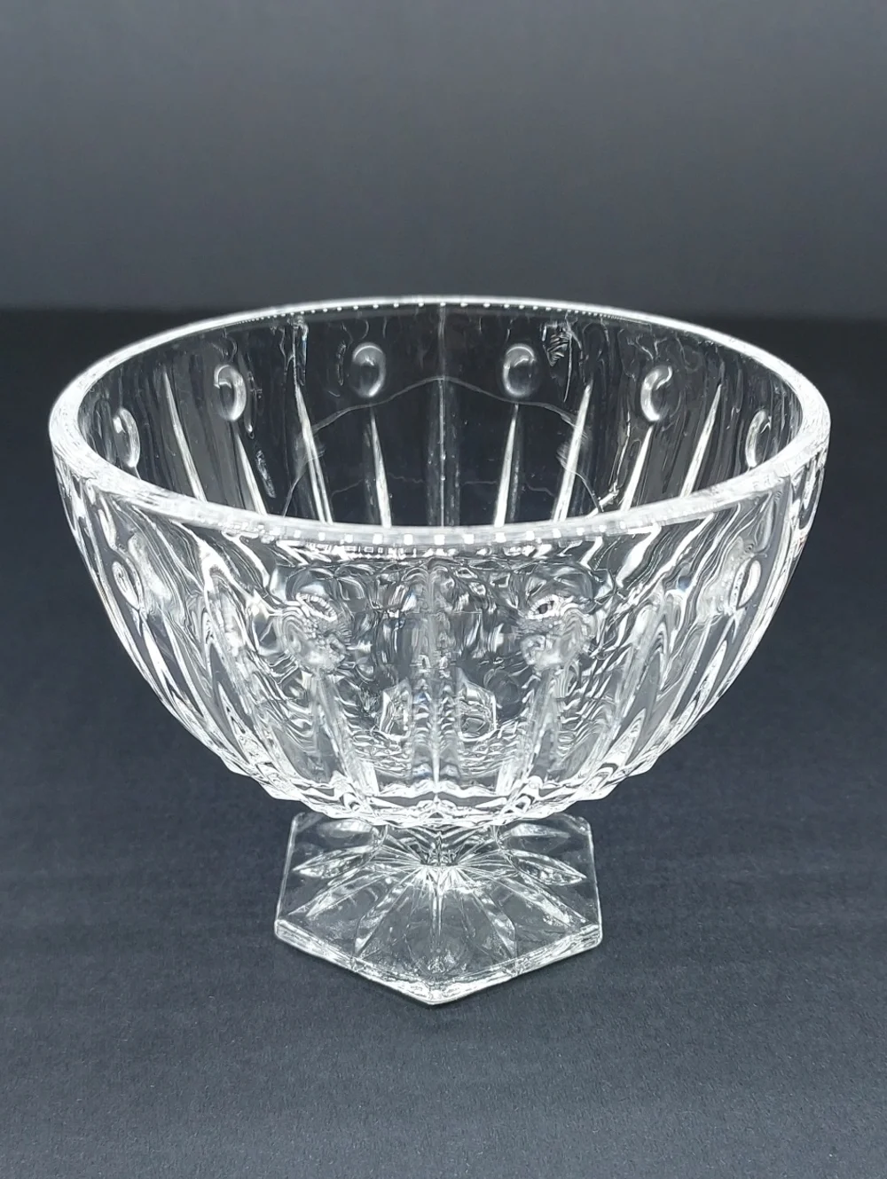 Vintage Studio Crystal Glass Dessert Bowls